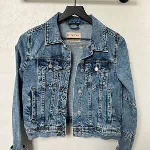 Free People Classic Blue Jean Jacket